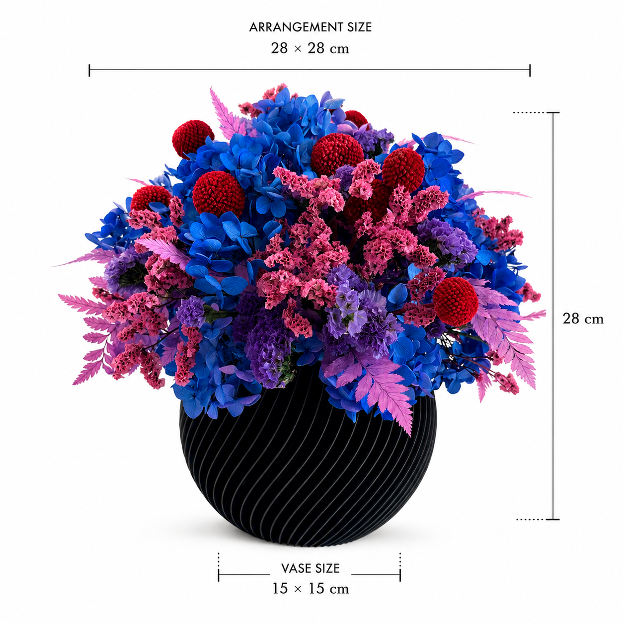 Sapphire - Preserved Flower Arrangement